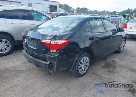 2014 Toyota Corolla Le z USA, uszkodzony, nr VIN 2T1BURHE3EC019219